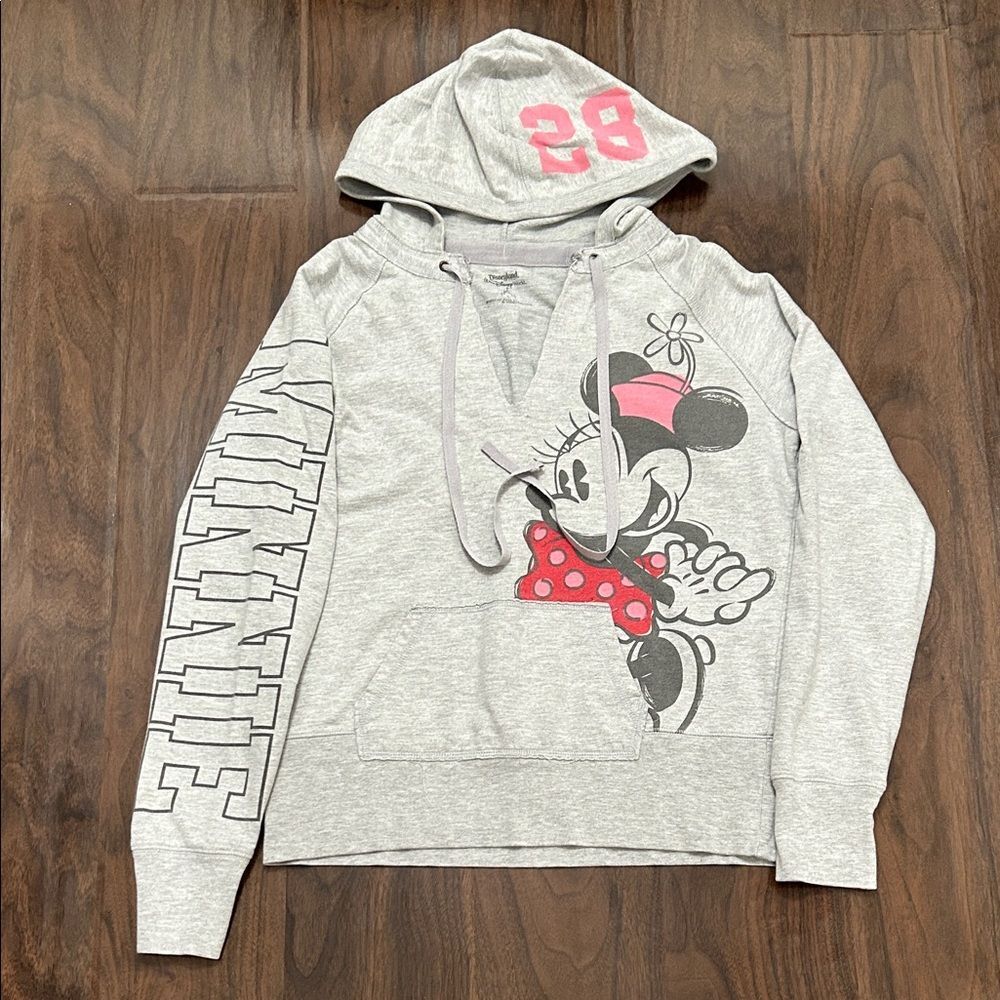 Disney Minnie Mouse Gray Hoodie